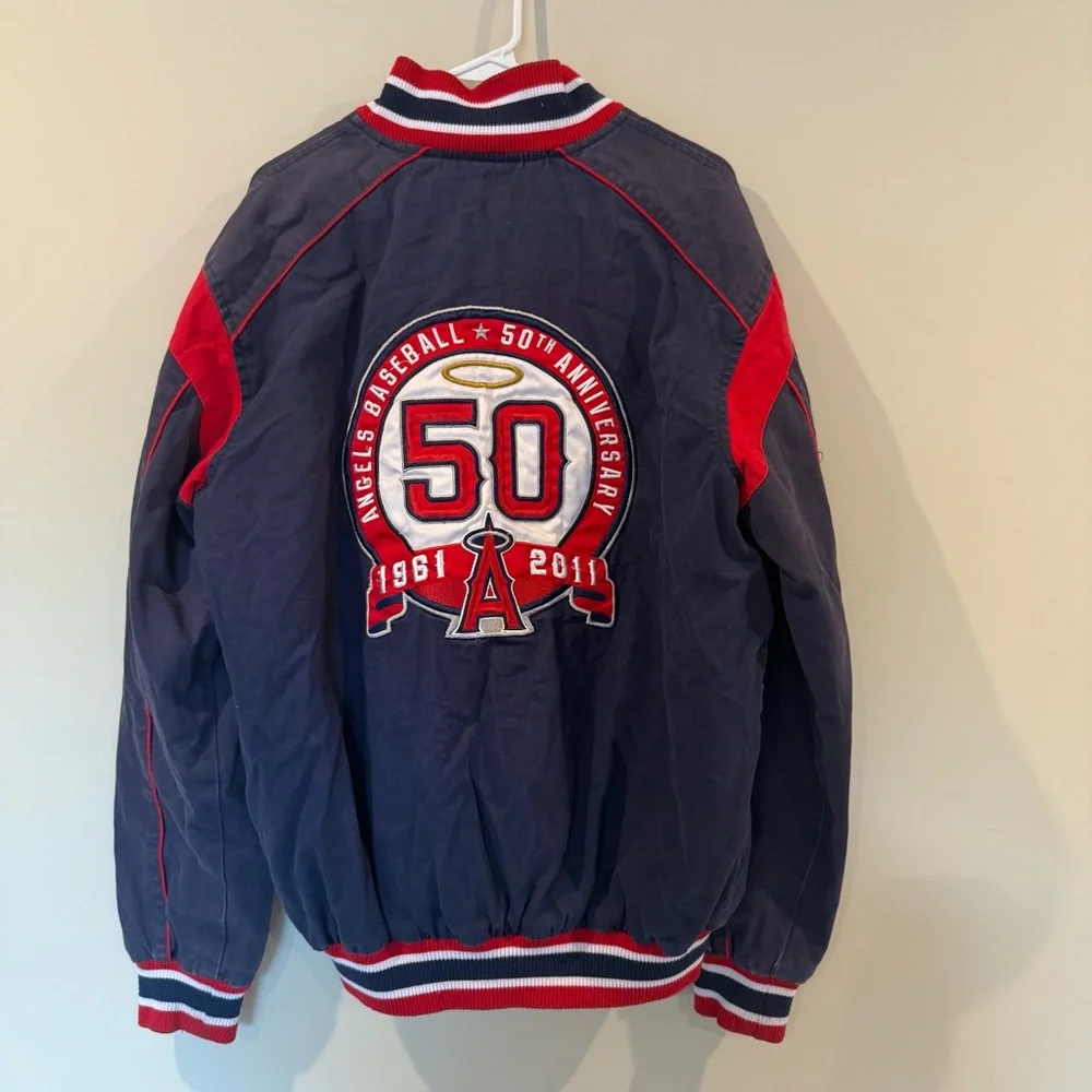 Angels MLB Jacket Large Back Logo - Picture 8 of 13